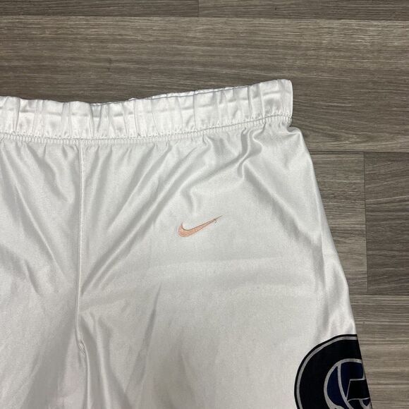 Vintage 90s Team Nike‎ Georgetown Hoyas Basketball Shorts Mens 44x8 White RARE - Picture 9 of 11